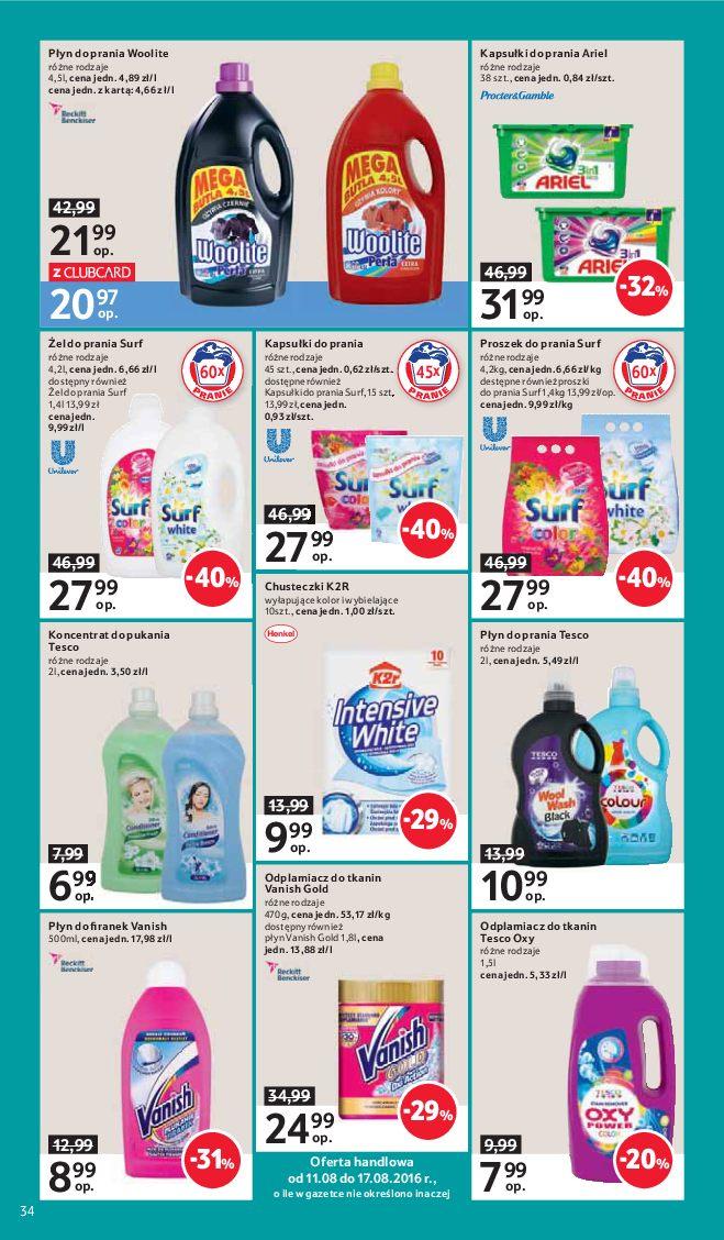 Gazetka promocyjna Tesco str. 34