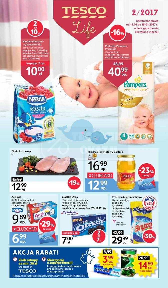 Gazetka promocyjna Tesco str. 1