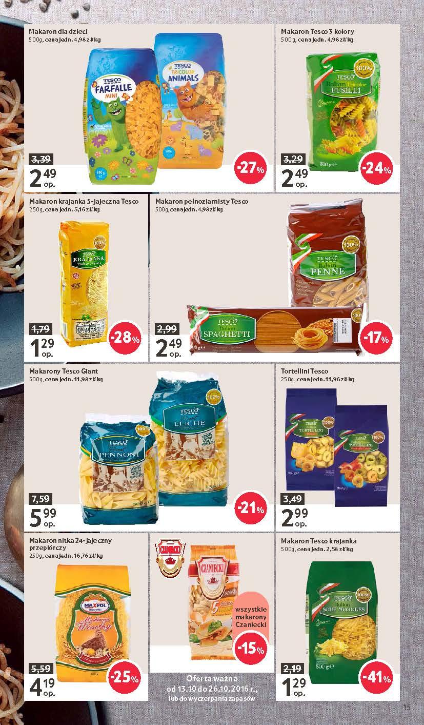 Gazetka promocyjna Tesco str. 15