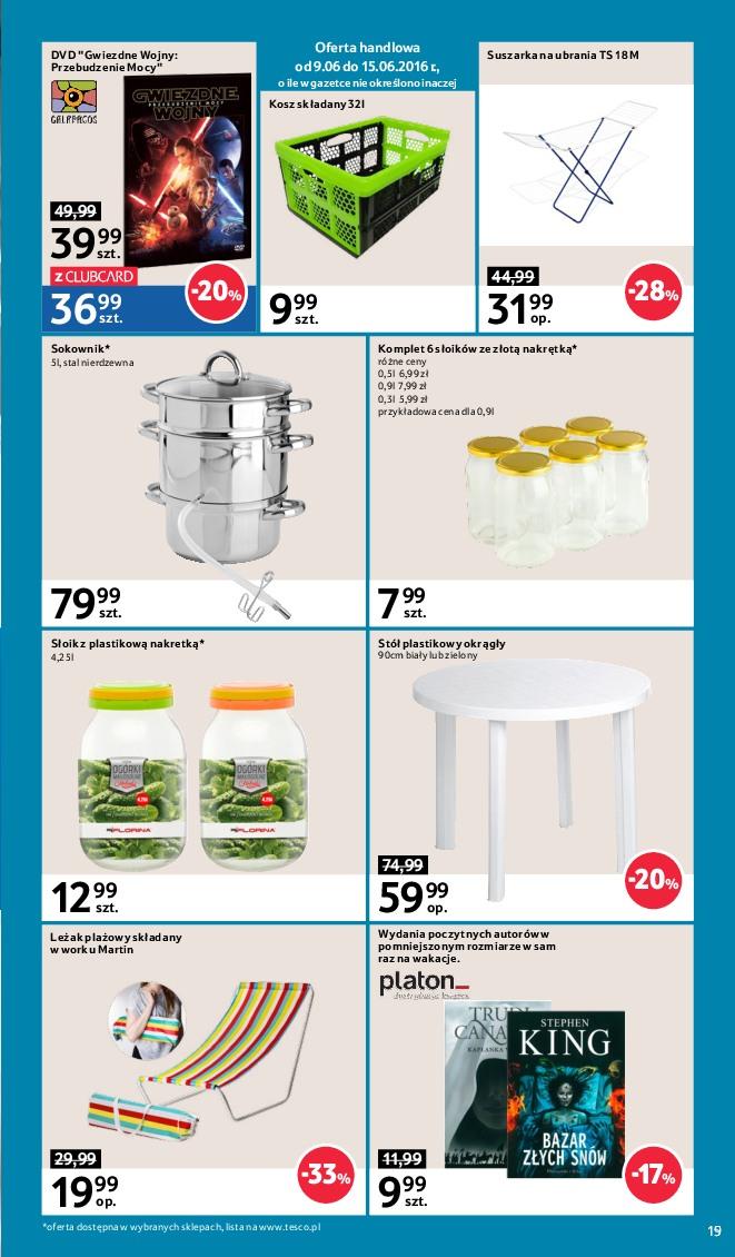Gazetka promocyjna Tesco str. 19