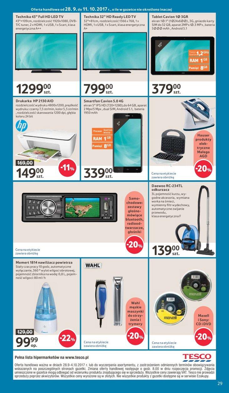 Gazetka promocyjna Tesco str. 29