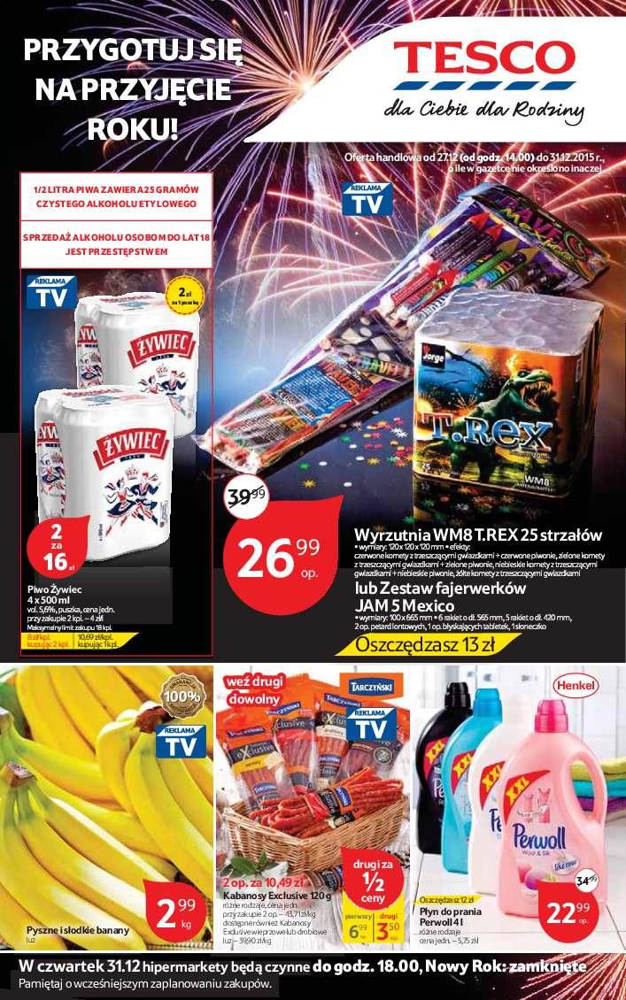 Gazetka promocyjna Tesco str. 1
