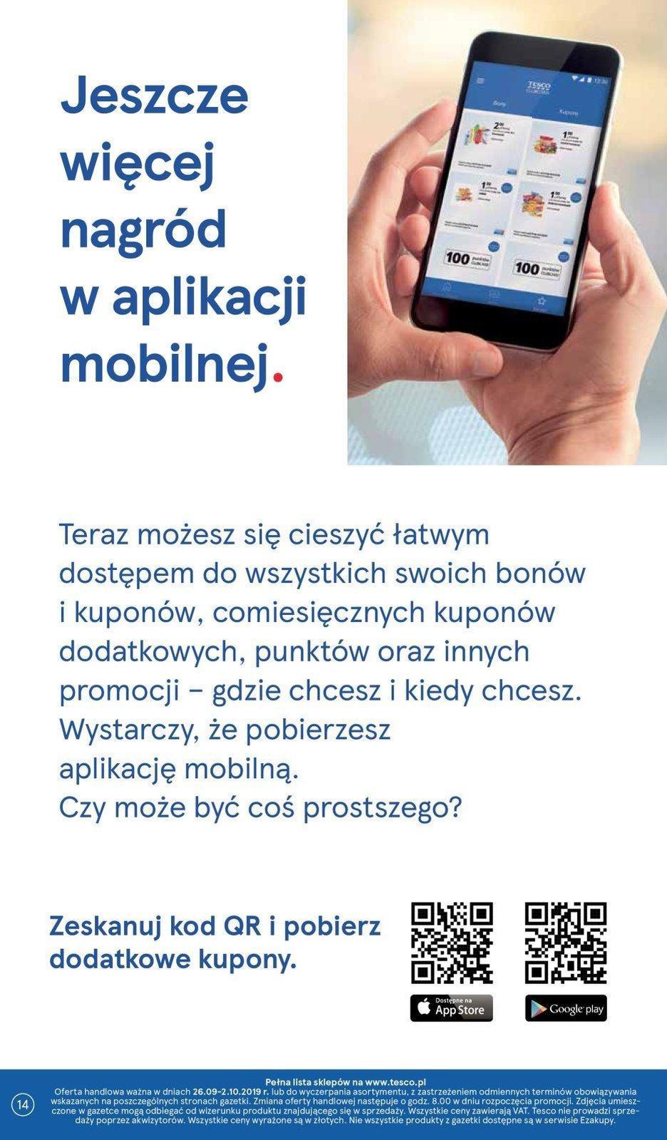 Gazetka promocyjna Tesco str. 14