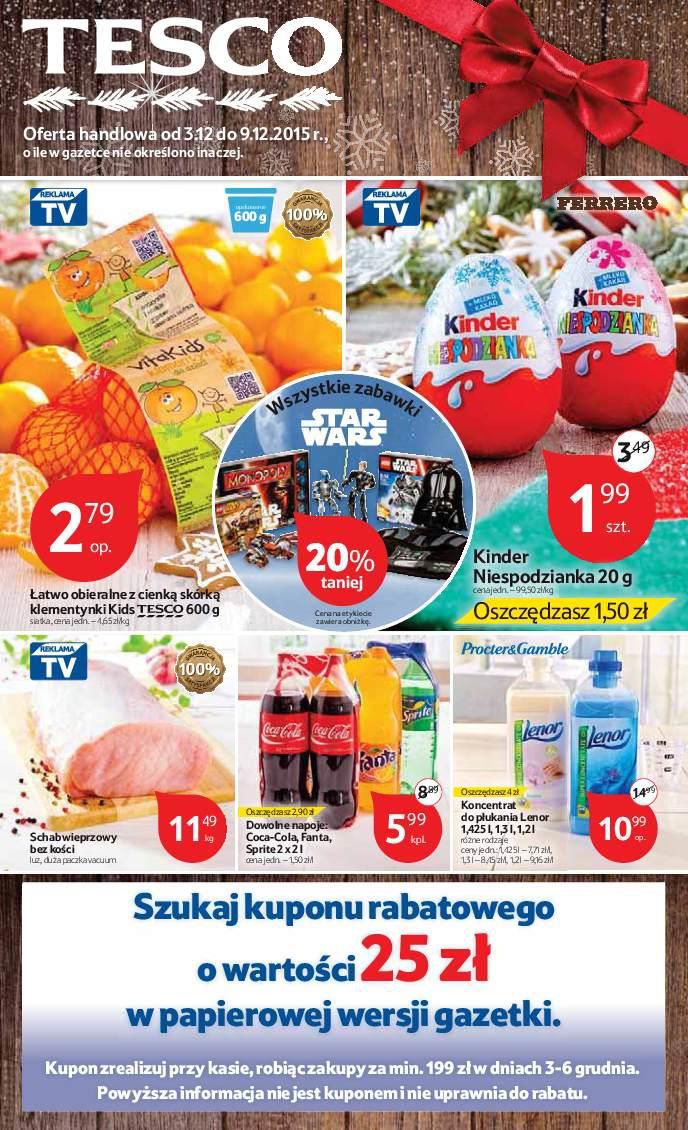 Gazetka promocyjna Tesco str. 1
