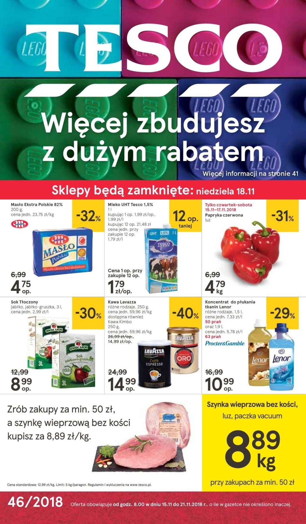 Gazetka promocyjna Tesco str. 1