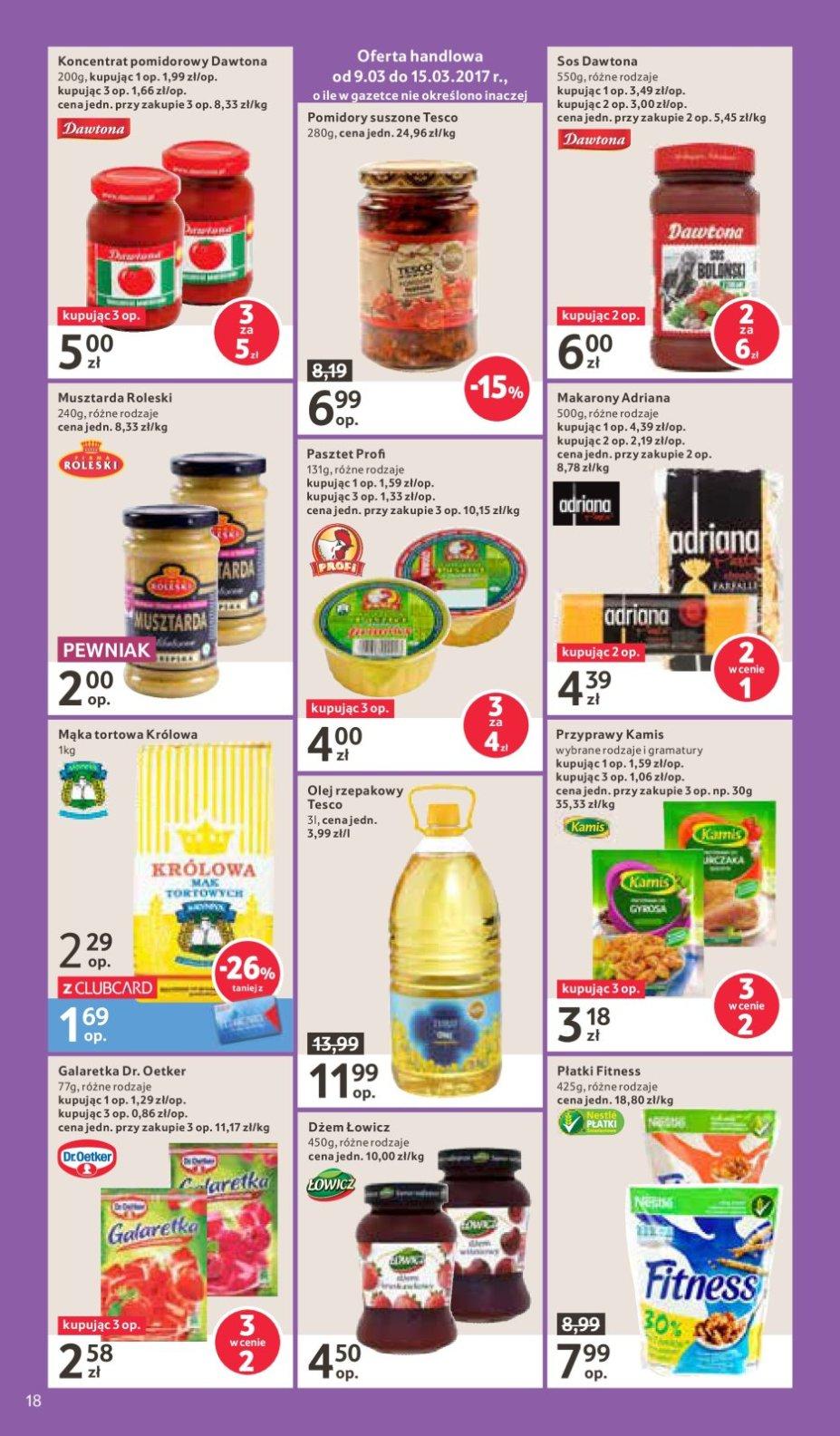 Gazetka promocyjna Tesco str. 18