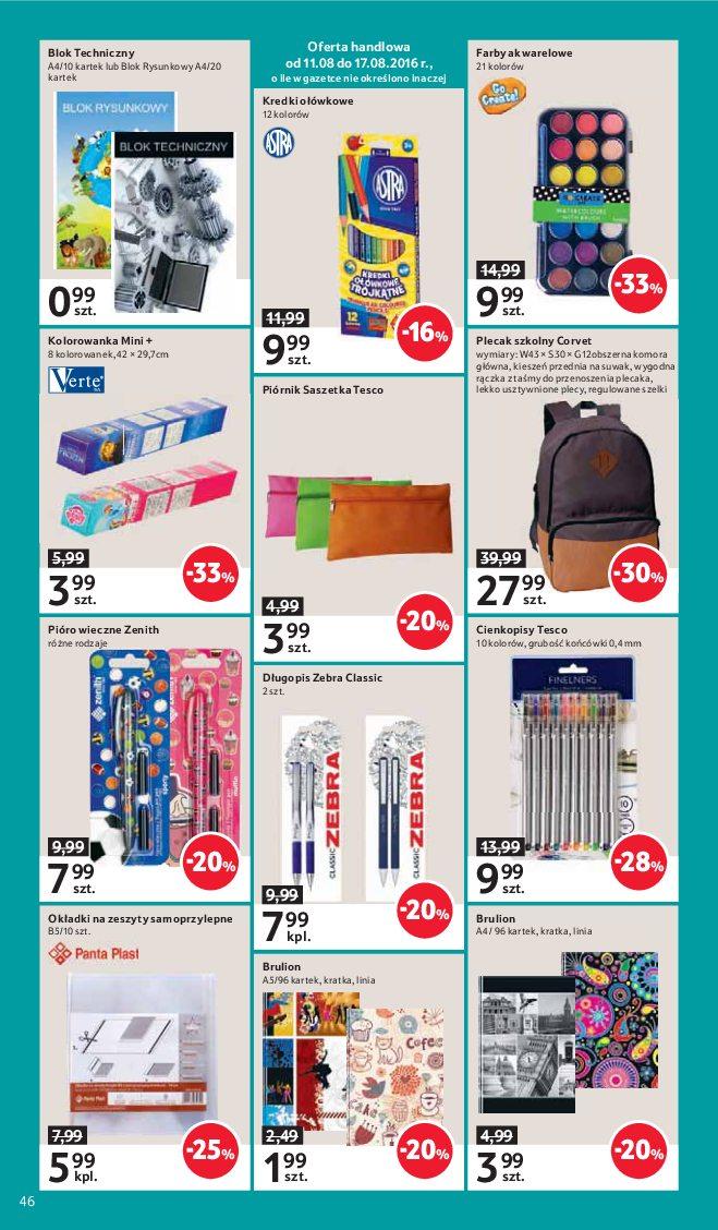 Gazetka promocyjna Tesco str. 46