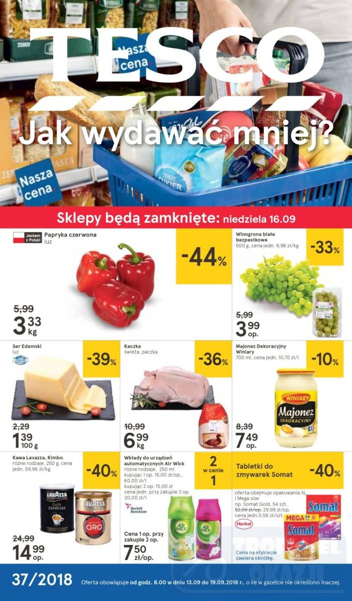 Gazetka promocyjna Tesco str. 1