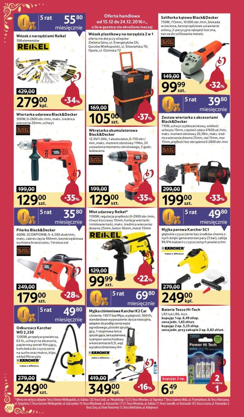 Gazetka promocyjna Tesco str. 50
