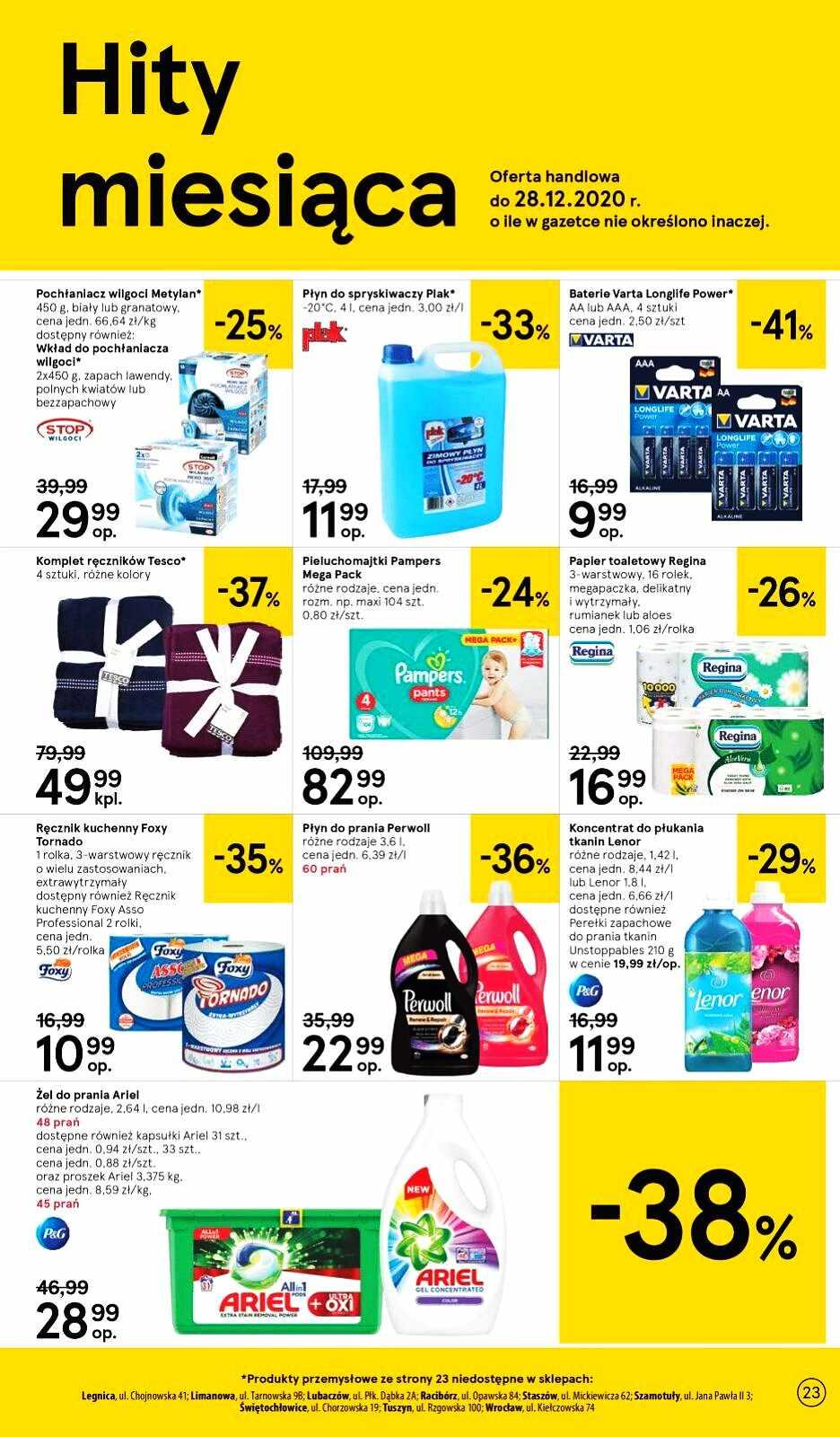 Gazetka promocyjna Tesco str. 23