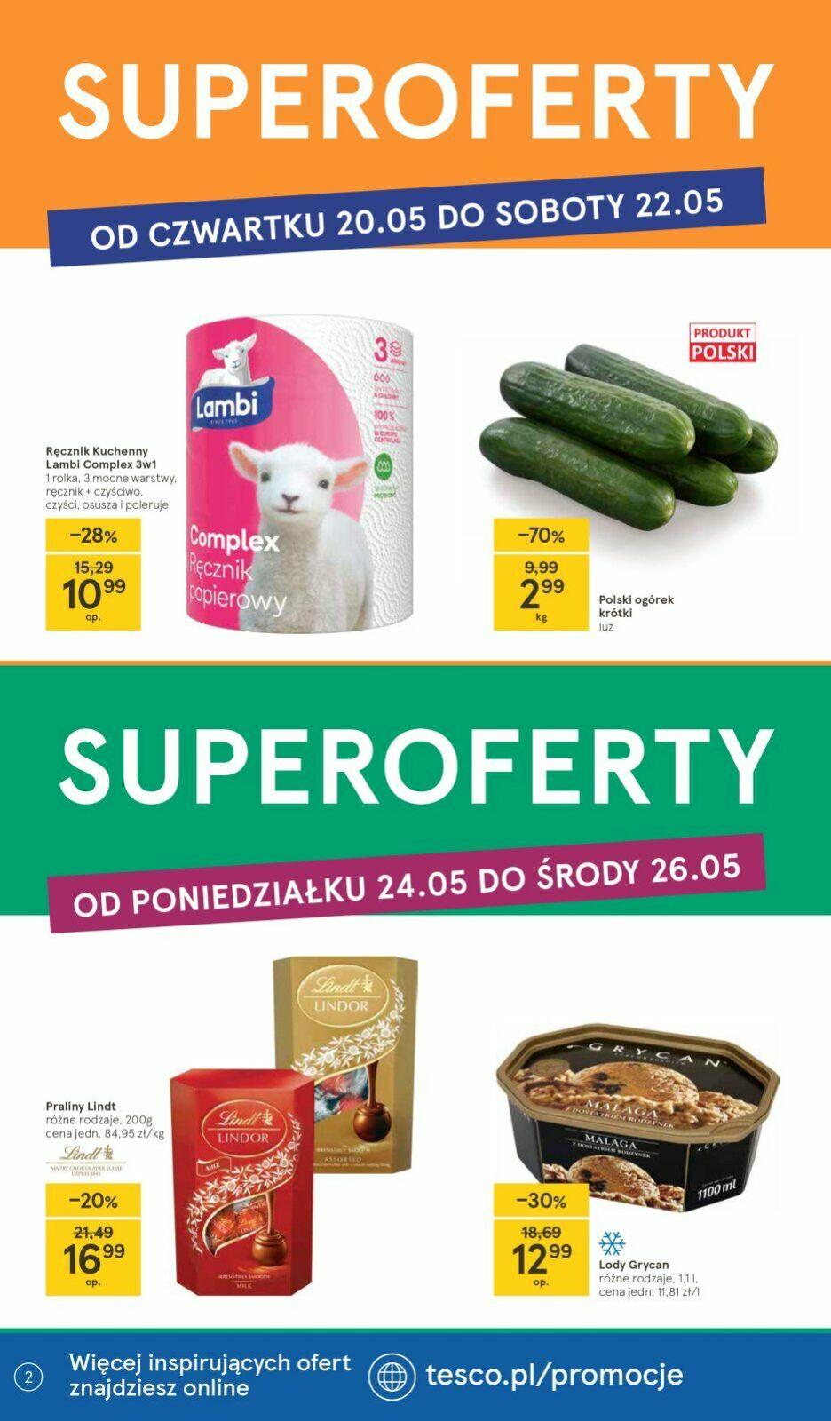 Gazetka promocyjna Tesco str. 2