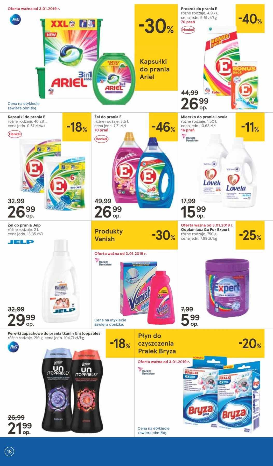 Gazetka promocyjna Tesco str. 18