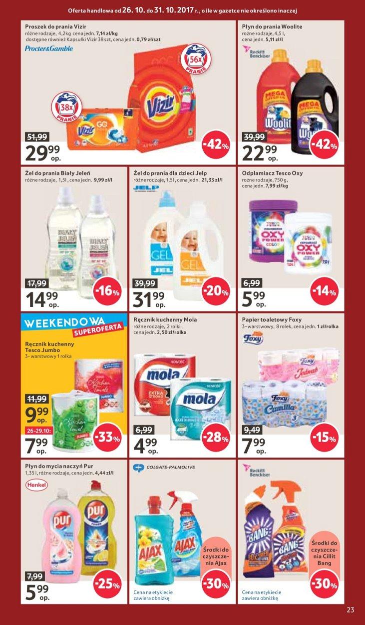 Gazetka promocyjna Tesco str. 23