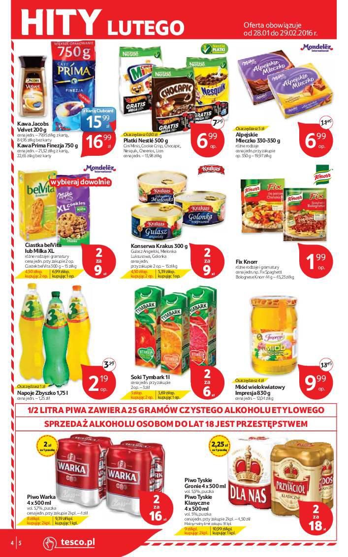 Gazetka promocyjna Tesco str. 4